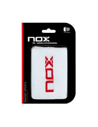 NOX WRISTBAND BLISTER 2 BLANCA/ROJO