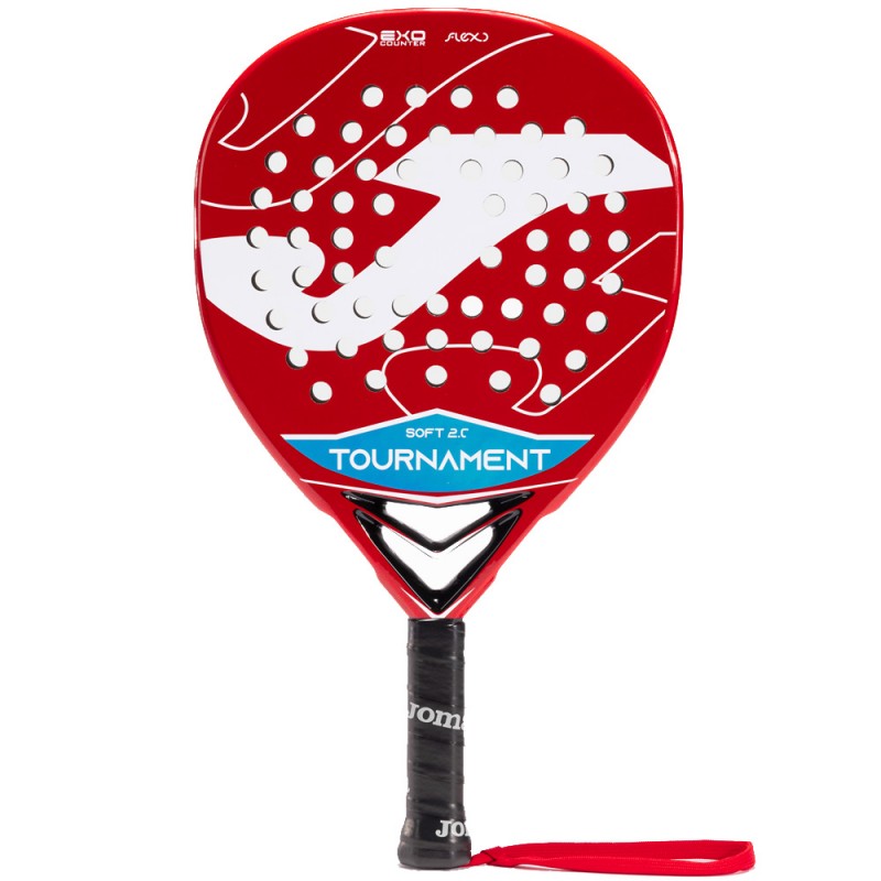 JOMA RACKET TOURNAMENT SOFT 2.0 RED WHITE