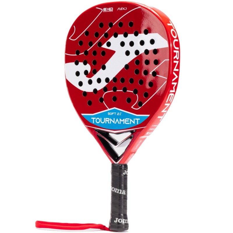 JOMA RACKET TOURNAMENT SOFT 2.0 RED WHITE