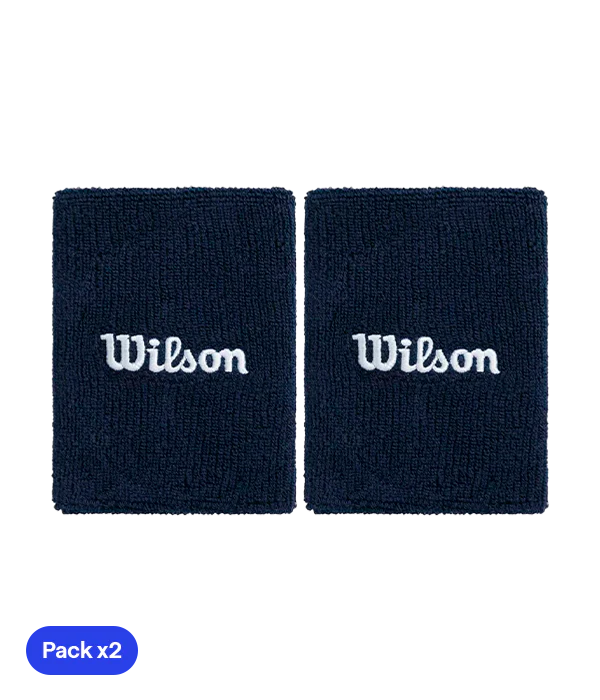 WILSON WRISTBANDS LONG NAVY BLUE 2025