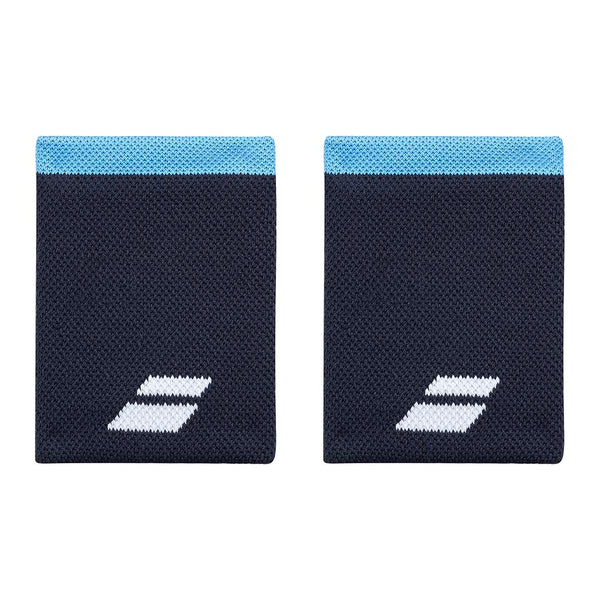 BABOLAT WRISTBANDS LOGO JUMBO DRIVE HERITAGE BLUE (PACK 2)