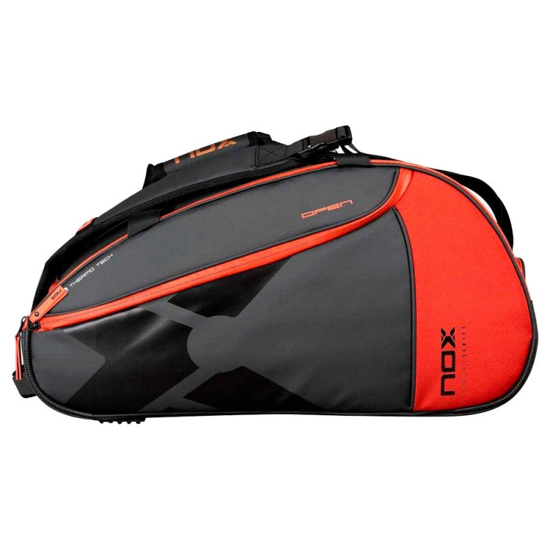 NOX PADEL BAG LUXURY OPEN SERIES BLACK/RED