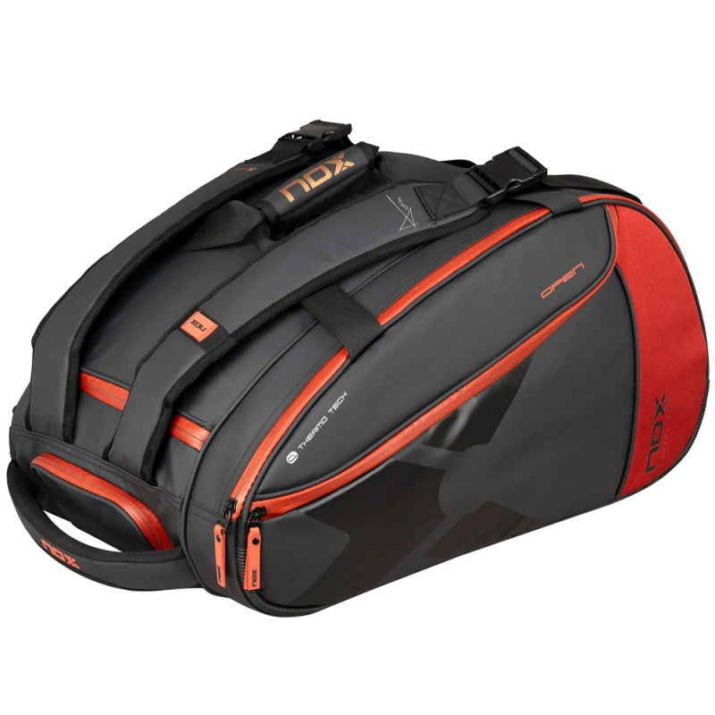 NOX PADEL BAG LUXURY OPEN SERIES BLACK/RED