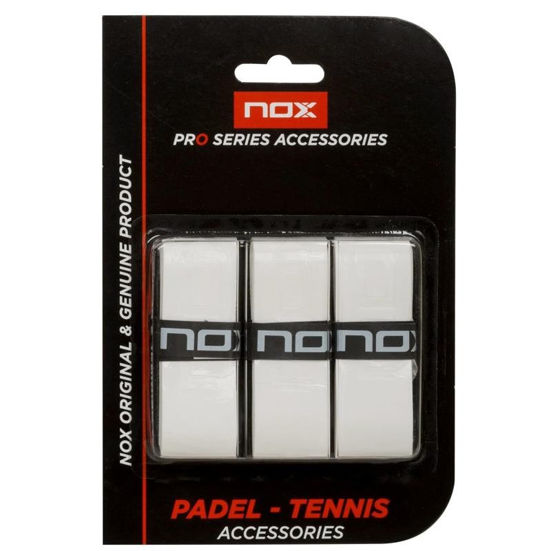 NOX OVERGRIPS PRO EXTRA GRIP BLISTER WHITE
