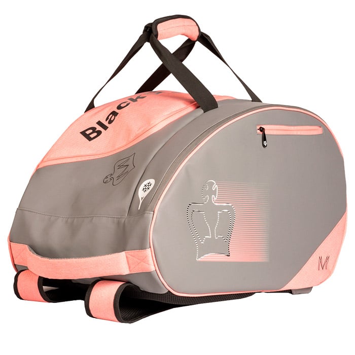BLACK CROWN PADEL BAG MARTA MARRERO HURRICANE GRIS CORAL