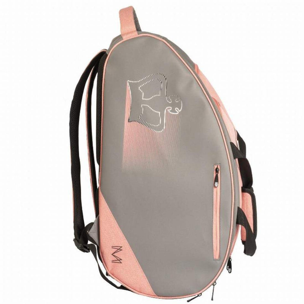 BLACK CROWN PADEL BAG MARTA MARRERO HURRICANE GRIS CORAL