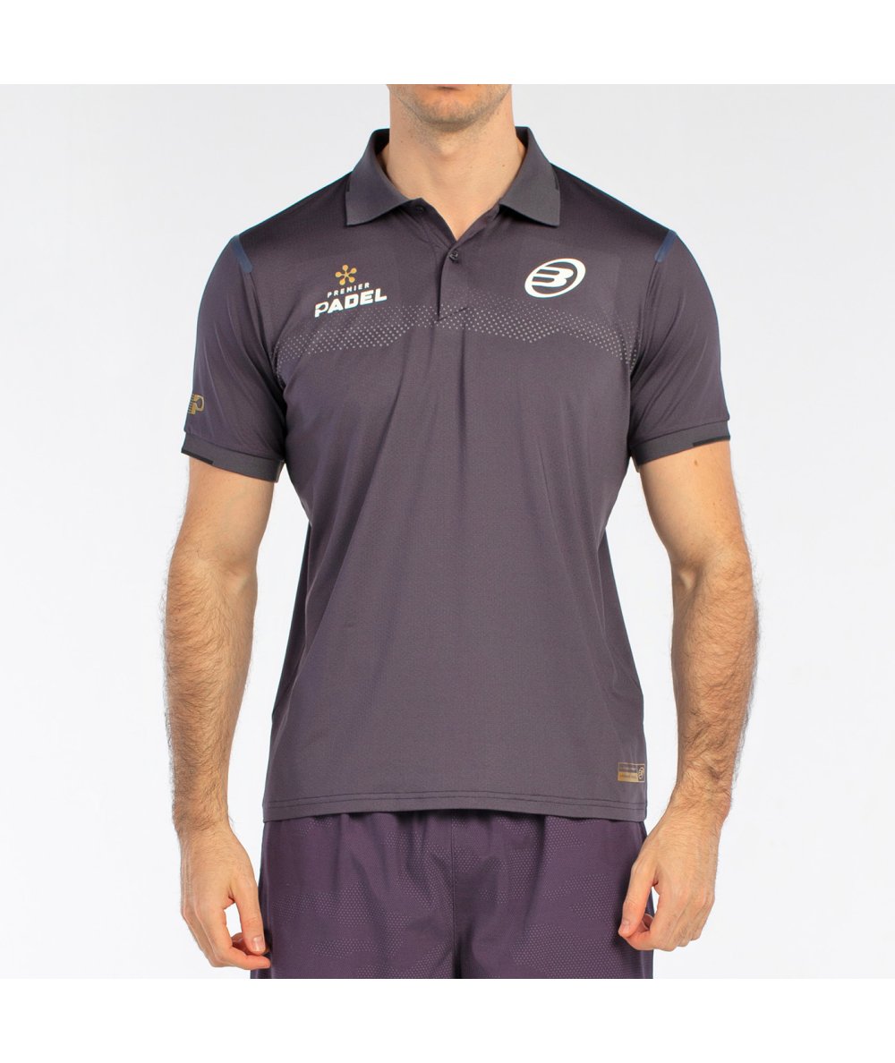 BULLPADEL T-SHIRT POLO BRAMO CHARCOAL POLOTROJA SIZE XL