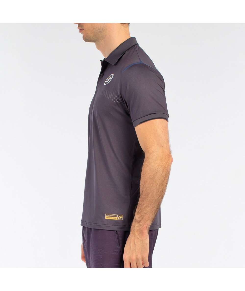 BULLPADEL T-SHIRT POLO BRAMO CHARCOAL POLOTROJA SIZE XL