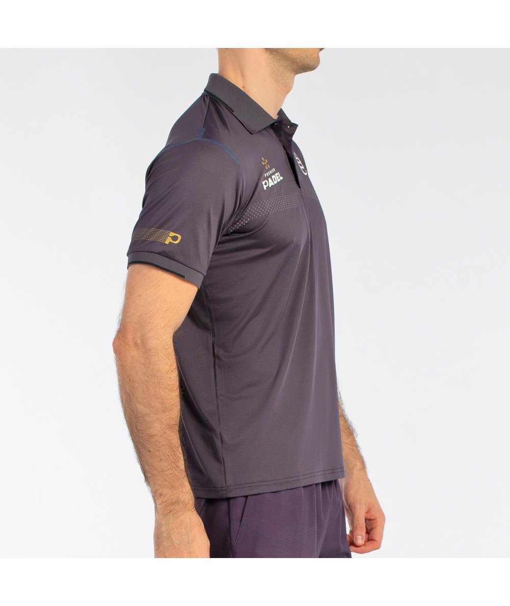 BULLPADEL T-SHIRT POLO BRAMO CHARCOAL POLOTROJA SIZE XL