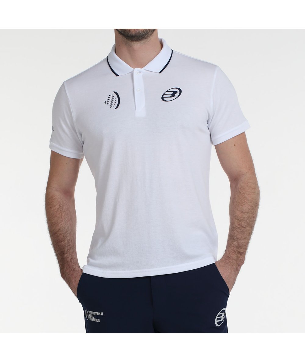 BULLPADEL T-SHIRT POLO CENTE BLANCO SIZE XXL