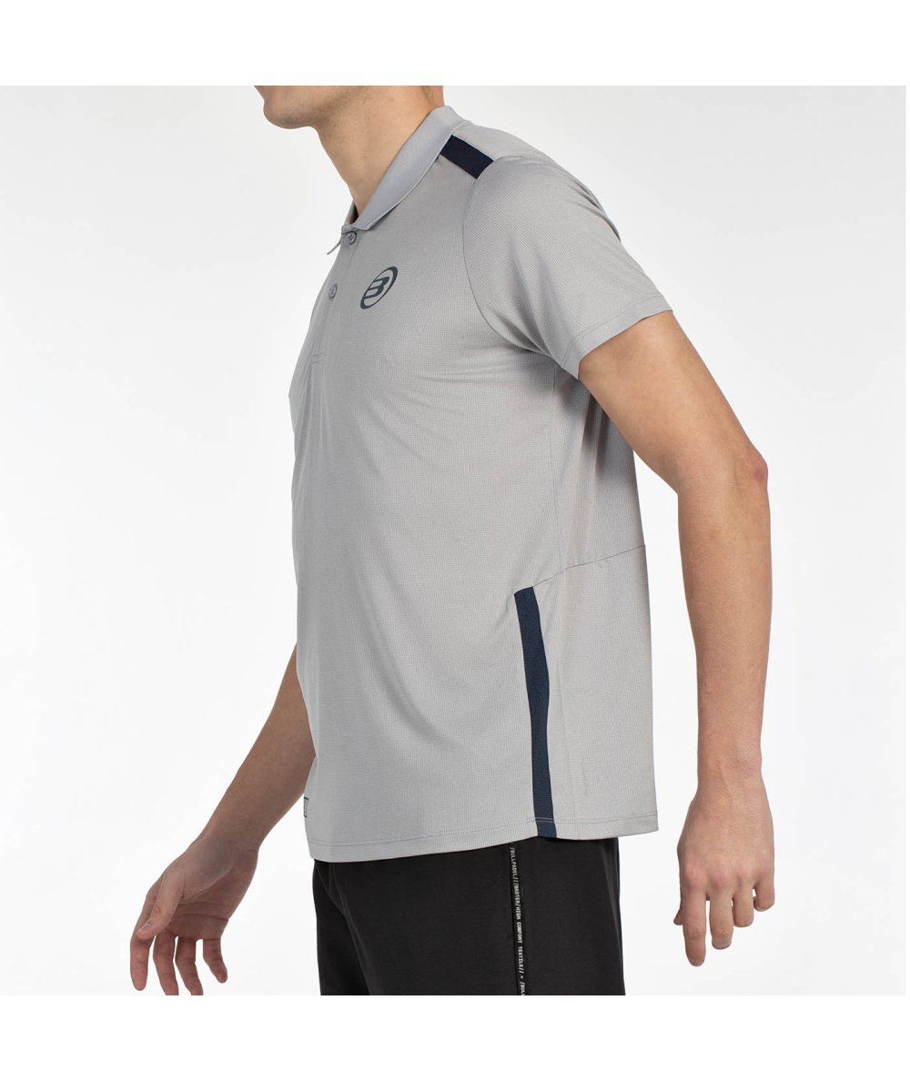 BULLPADEL T-SHIRT POLO BALTO GRIS MEDIO VEGIRO SIZE XXL