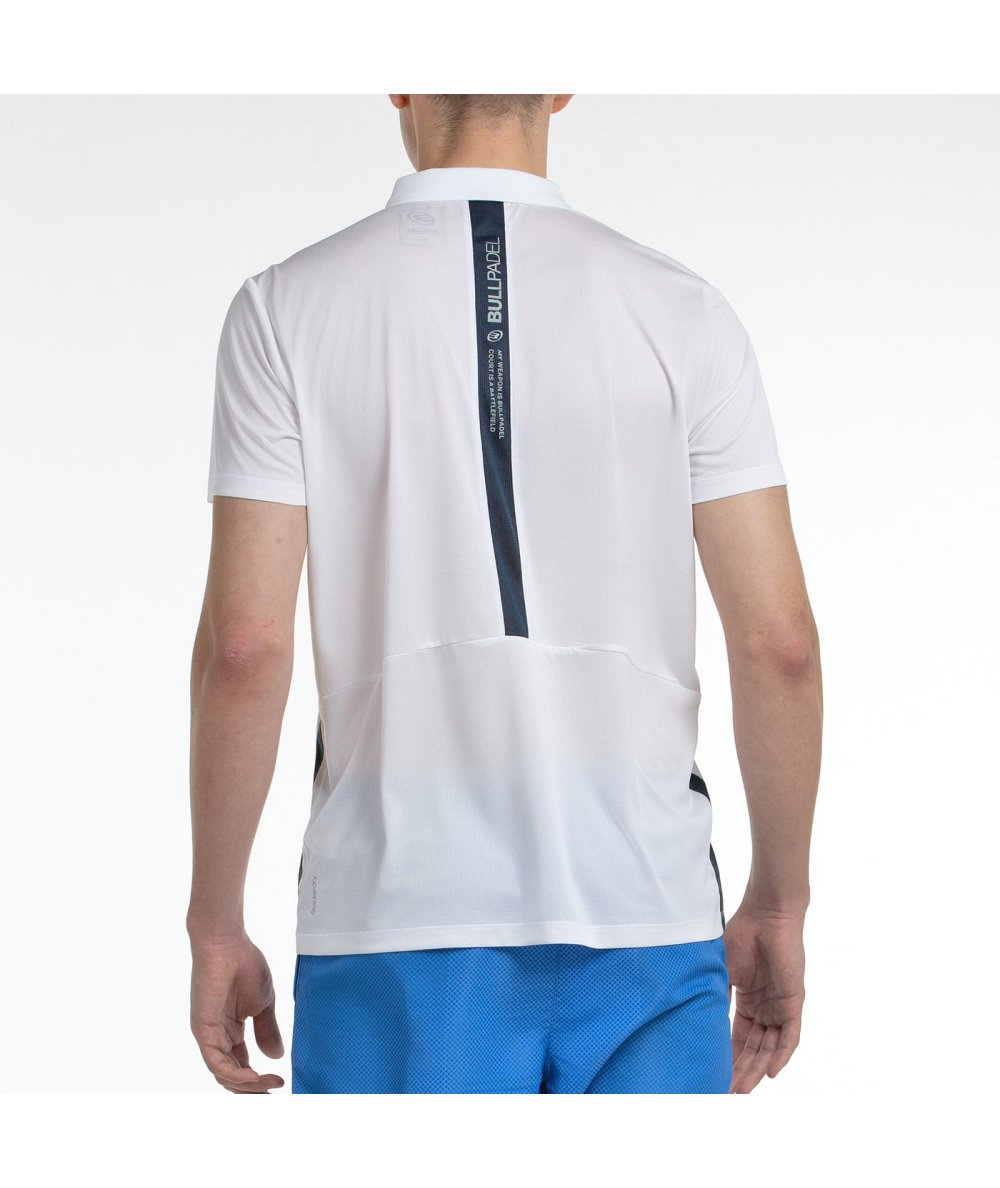 BULLPADEL T-SHIRT POLO BALTO BLANCO SIZE XXL