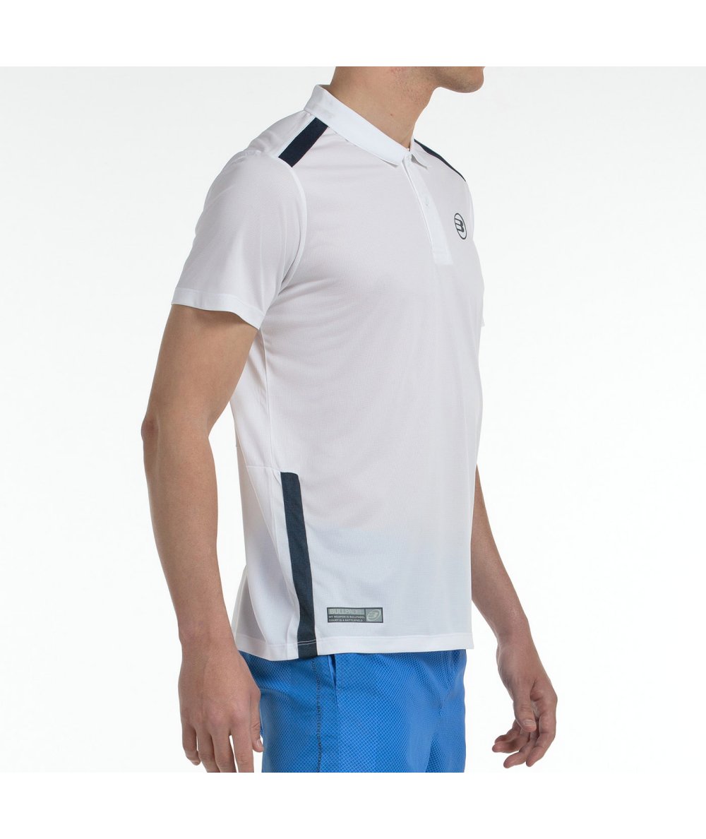 BULLPADEL T-SHIRT POLO BALTO BLANCO SIZE XXL