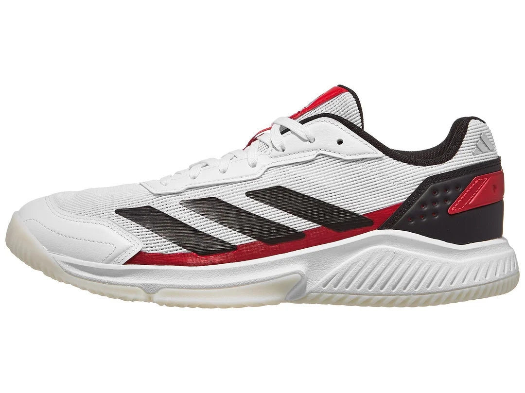 ADIDAS SHOES MEN COURTQUICK WHITE / BLACK / RED