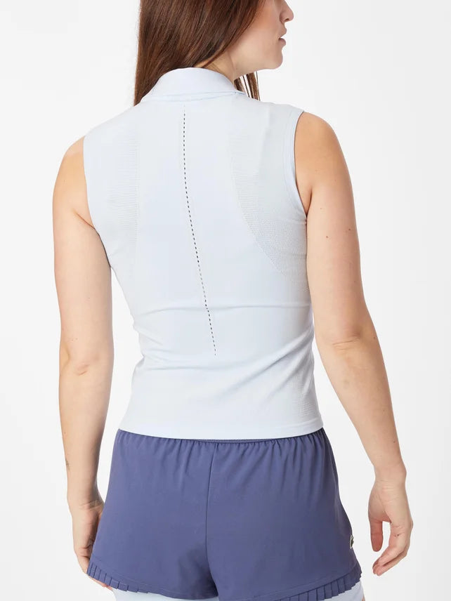 LACOSTE WOMEN SPRING PLAYERS TANK BLUE 34/36