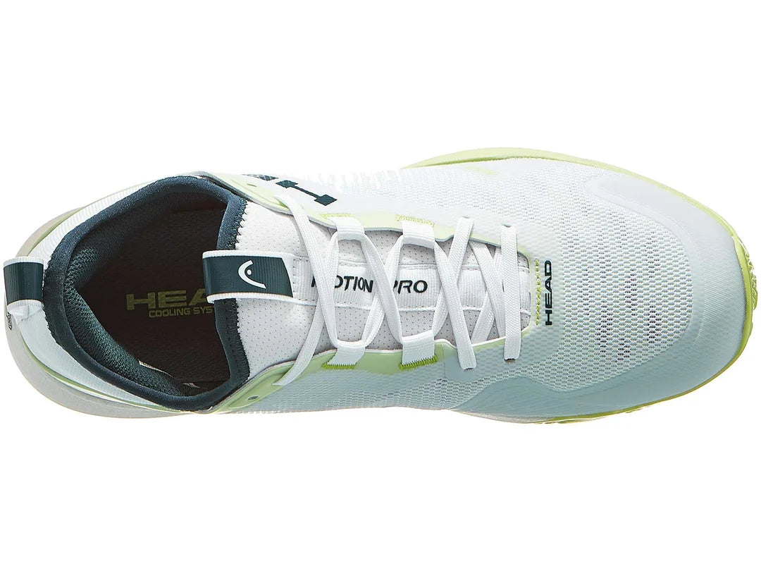 HEAD SHOES MOTION PRO WHITE / LIME MEN SIZE UK 10.5