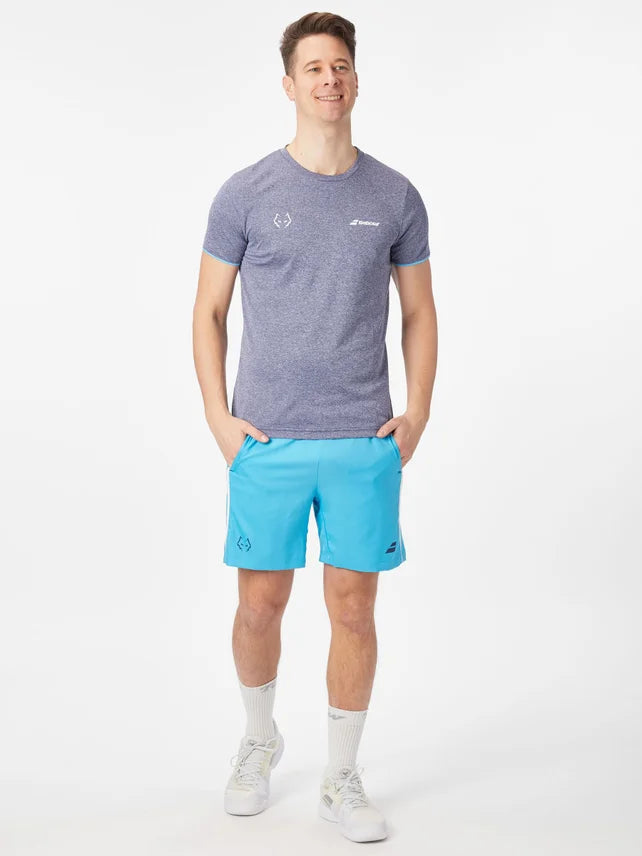 BABOLAT T-SHIRT MEN SPRING JUAN LEBRON CREW NECK BLUE SIZE XL