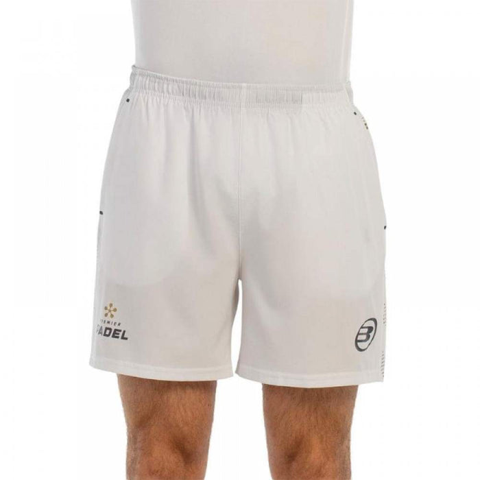 BULLPADEL SHORT MEN PREMIER BUGLE WHITE