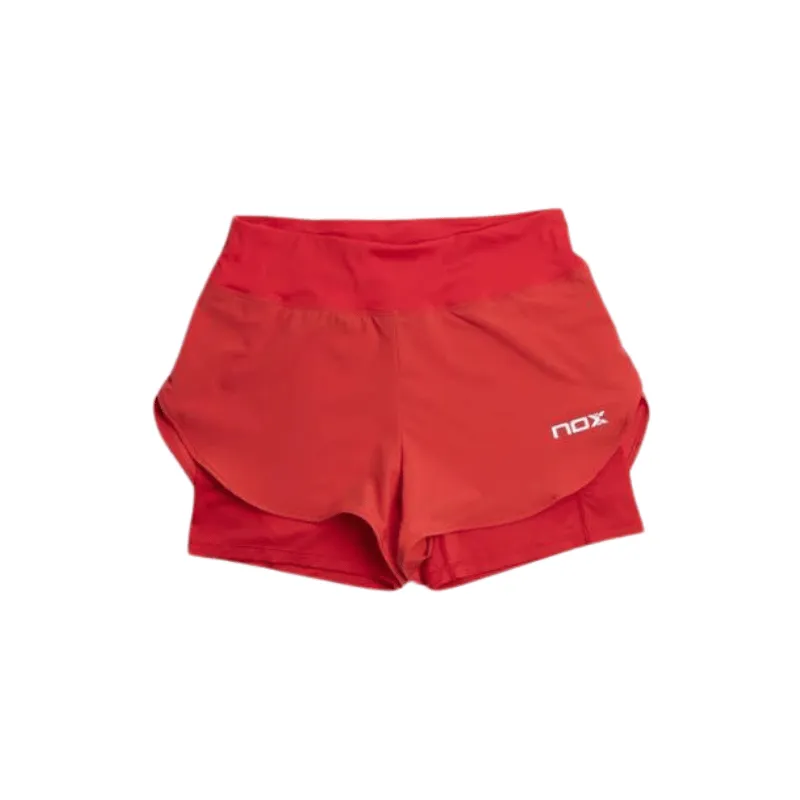 NOX SHORT WOMEN FIT PRO ROJO