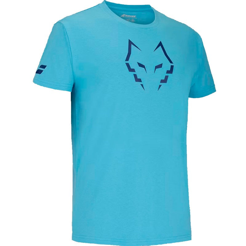 BABOLAT T-SHIRT COTTON TEE MEN LEBRON BLUE