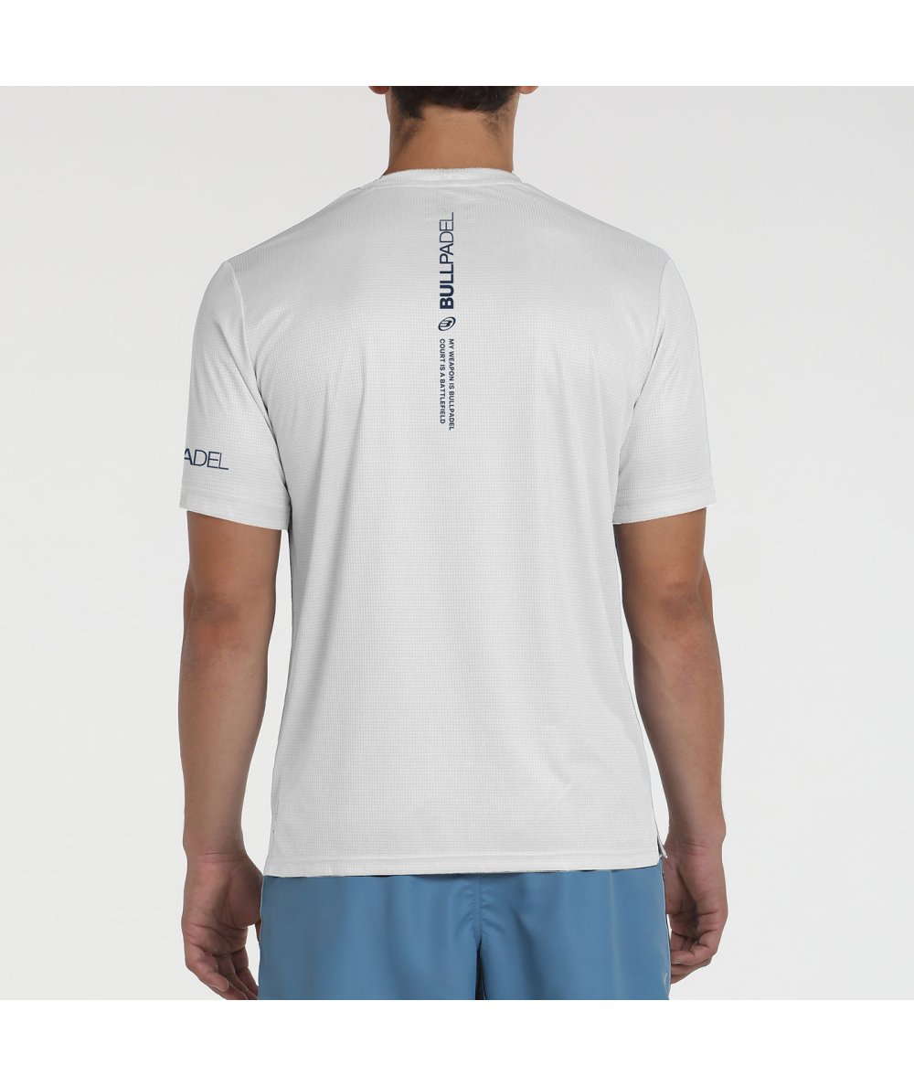 BULLPADEL T-SHIRT BEQUE BLANCO SIZE XL