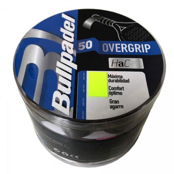 BULLPADEL OVERGRIPS AXIMA DURABILIDAD COMFORT MULTICOLOR