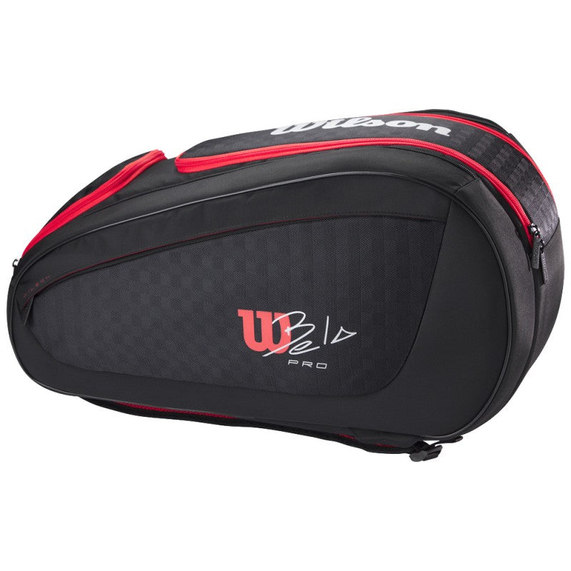WILSON PADEL BAG BELA V3 BLACK / RED