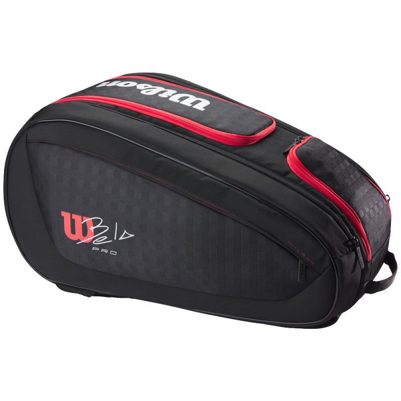 WILSON PADEL BAG BELA V3 BLACK / RED