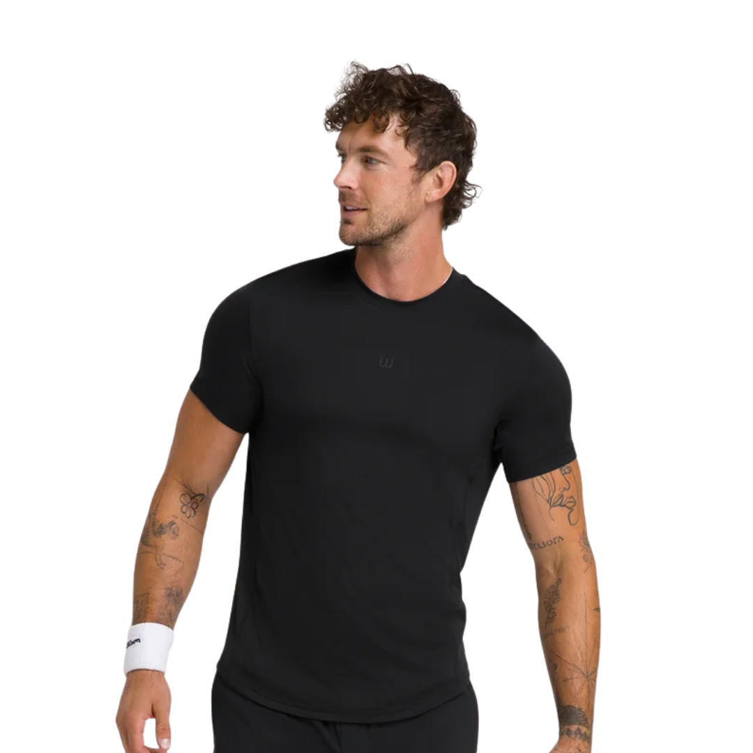 WILSON T-SHIRT MEN EVERYDAY PERFORMANCE BLACK 2025 SIZE XL
