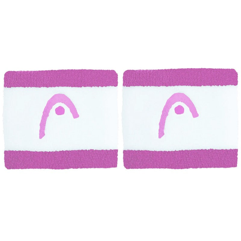 HEAD WRISTBANDS STRIPED 2.5 LILAC WHITE