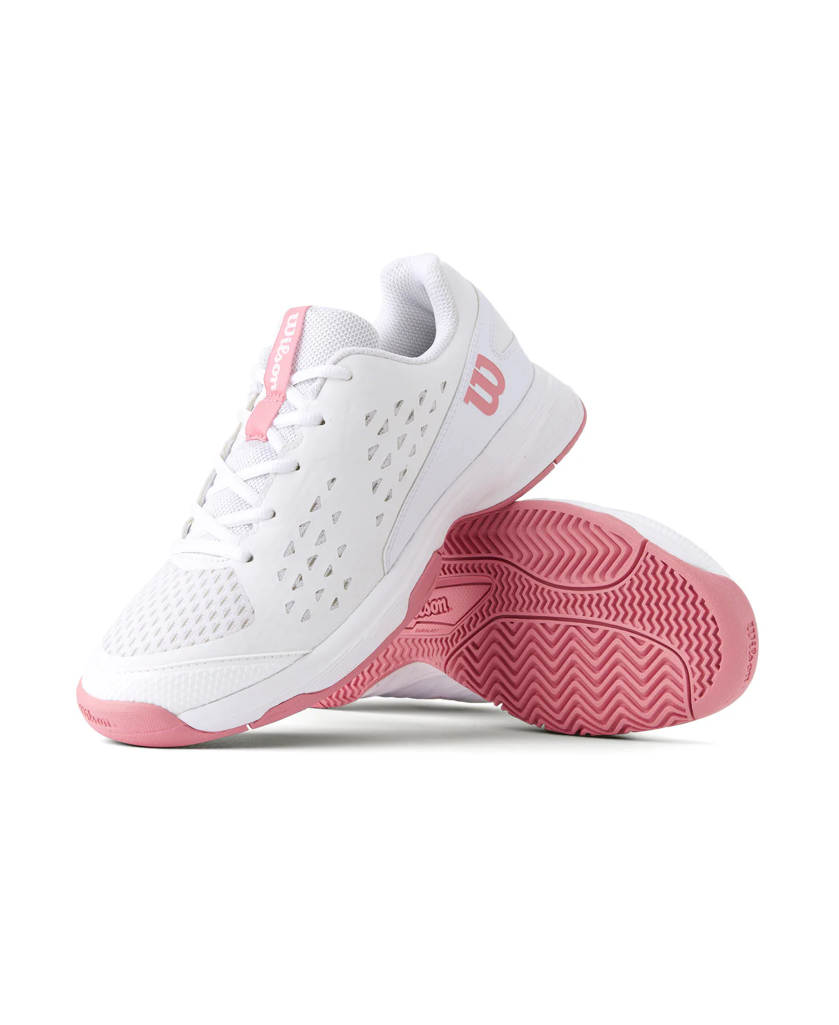 WILSON SHOES RUSH PRO ACE JR WHITE/WHITE/MAUVEGLOW