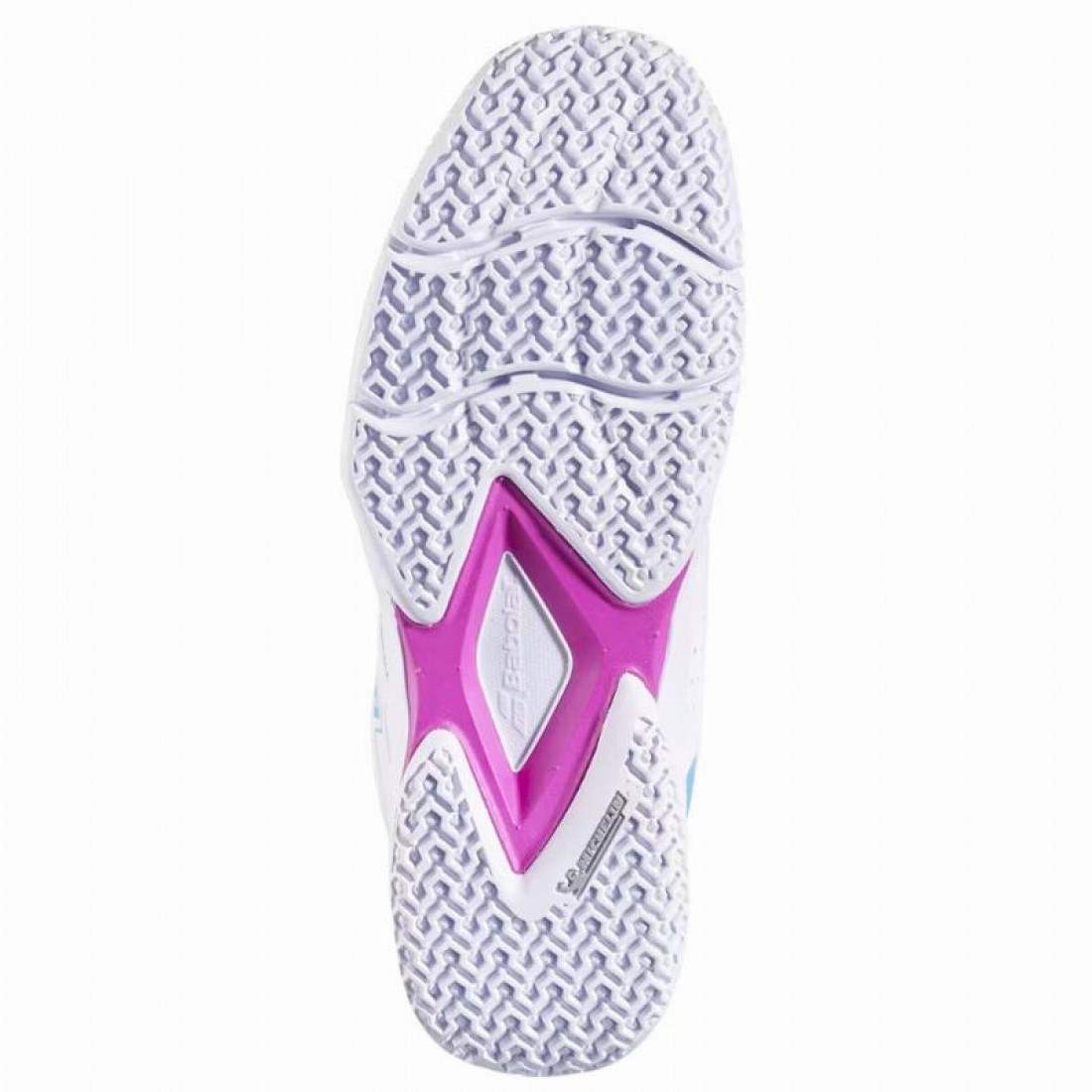 BABOLAT SHOES WOMEN SENSA RISE WHITE/RHODAMINE 2025