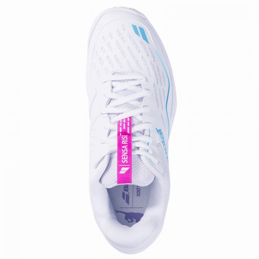 BABOLAT SHOES WOMEN SENSA RISE WHITE/RHODAMINE 2025