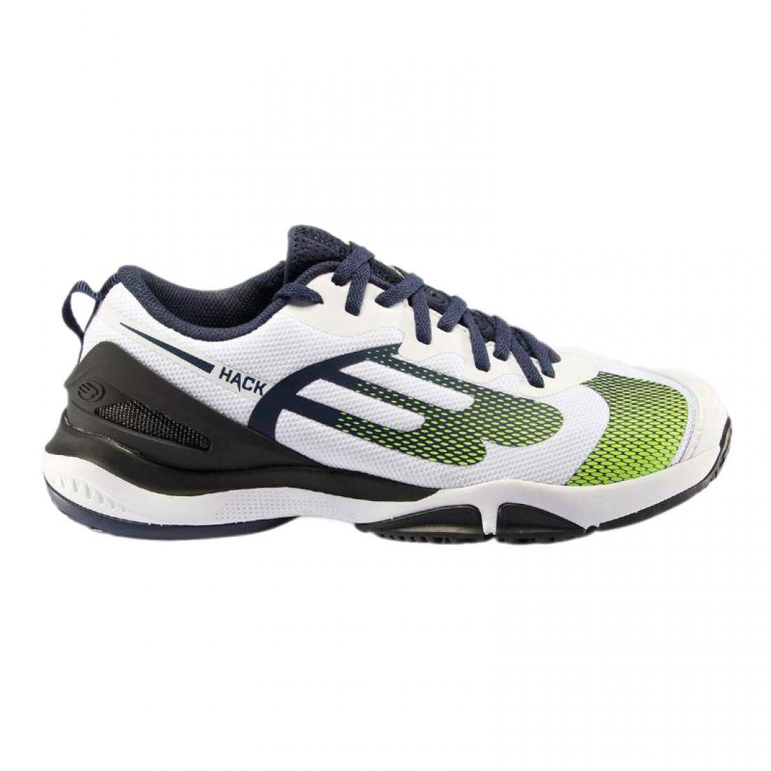 BULLPADEL SHOES HACK HYBRID FLY 22I BLANCO/AZUL MARINO