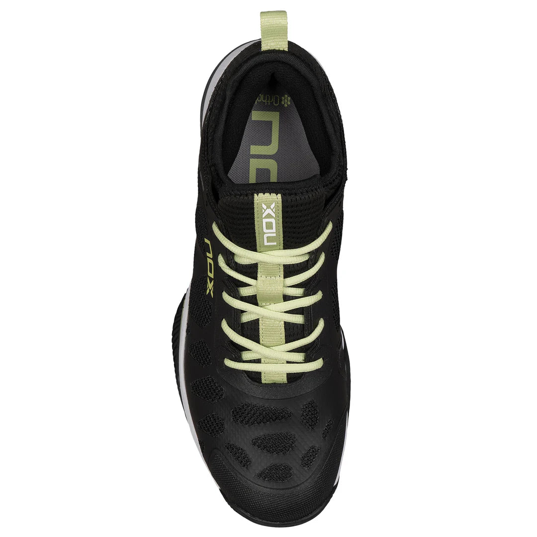 NOX SHOES NERBO BLACK/SOFT LIME SIZE 42